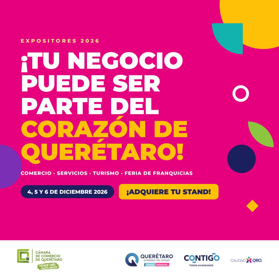 Invitaci贸n para expositores del Festival Comercial El Coraz贸n de Quer茅taro 2026